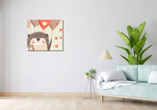 Obraz 70x60cm Uśmiech Jeżykowej Rodziny na Arena.pl