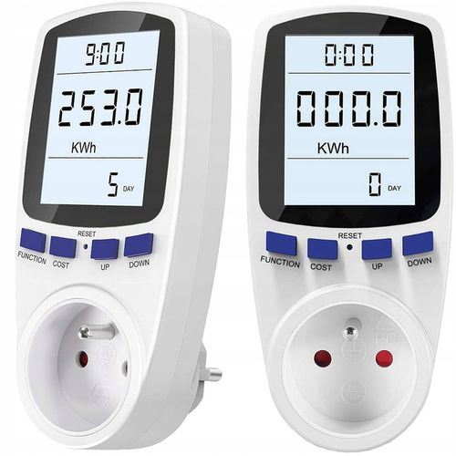 PRECYZYJNY LICZNIK WATOMIERZ POBORU PRĄDU ENERGII MIERNIK ELEKTRONICZNY na Arena.pl