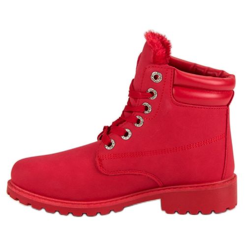 Czerwone Ciepłe Traperki r.41 na Arena.pl