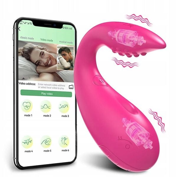 Wibrator sterowany aplikacją wibrujące jajko APP zdjęcie 9