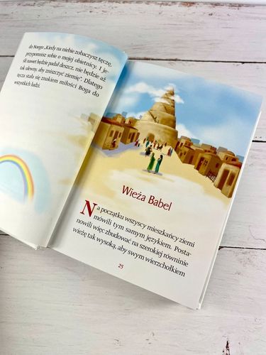 BIBLIA DLA DZIECI NA CHRZEST PAMIĄTKA CHRZTU PAMIĄTKA NA KOMUNIĘ Z GRAWEREM na Arena.pl
