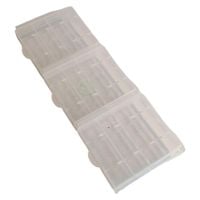 plastikowe pudełko etui na baterie aa oraz aaa 3 s