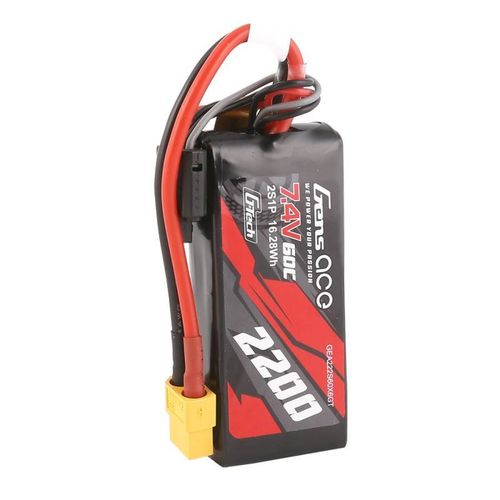 Akumulator GensAce G-Tech LiPo 2200mAh 7.4V 60C 2S1P XT60 na Arena.pl