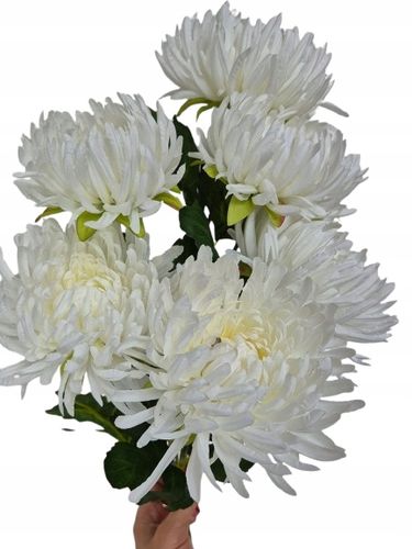 Chryzantema bukiet sztuczne kwiaty chryzantema xxl na Arena.pl