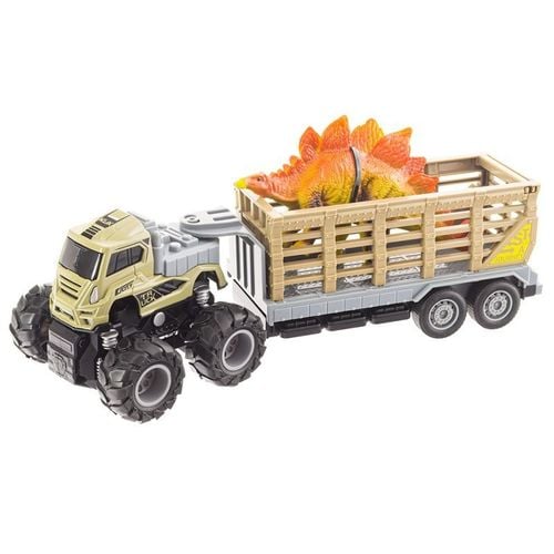 DLA DZIECI SAMOCHOD Z PRZYCZEPA I DINOZAUREM na Arena.pl