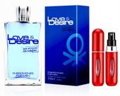 PERFUMY Z FEROMONAMI LOVE DESIRE MĘSKIE MOCNE FEROMONY BĄDŹ POŻĄDANY 100ML