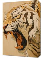 Obraz 40x60cm Majestatyczny Ryk Tygrysa