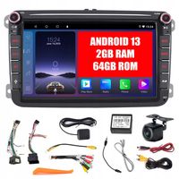 RADIO ANDROID 13 SKODA OCTAVIA 2 YETI 2 RAPID CARPLAY ANDROID AUTO 2GB/64GB