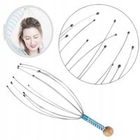 MASAŻER RĘCZNY DO GŁOWY AJURWEDYJSKI ANTYSTRESOWY SPA ZDROWIE POROST WŁOSÓW