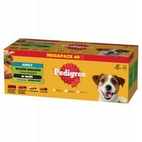 PEDIGREE mokra karma dla psa mix smaków w sosie saszetki 40x100 g
