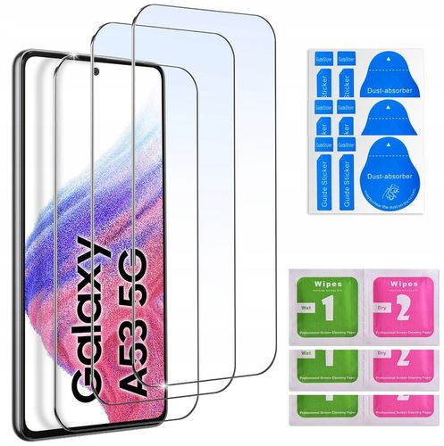 ZESTAW Etui do Samsung A53 5G | Matowe Czarne Silikon Slim +3 SZTUKI SZKŁO na Arena.pl