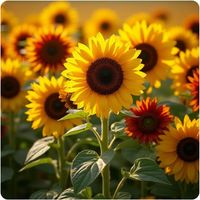 SŁONECZNIK OZDOBNY MIESZANKA MIX ODMIAN I KOLORÓW KWIATY NASIONA 100G