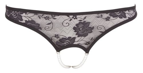 lace string pearls black m na Arena.pl