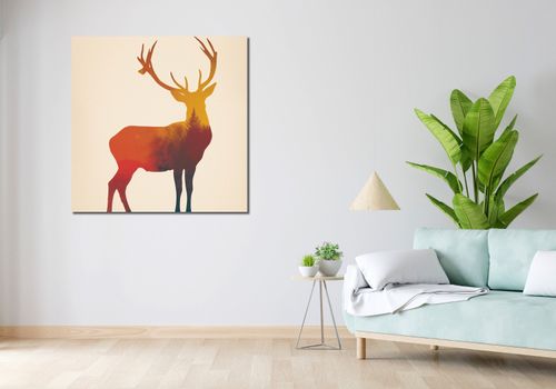 Obraz 100x100cm Światło Leśnego Monarchy na Arena.pl