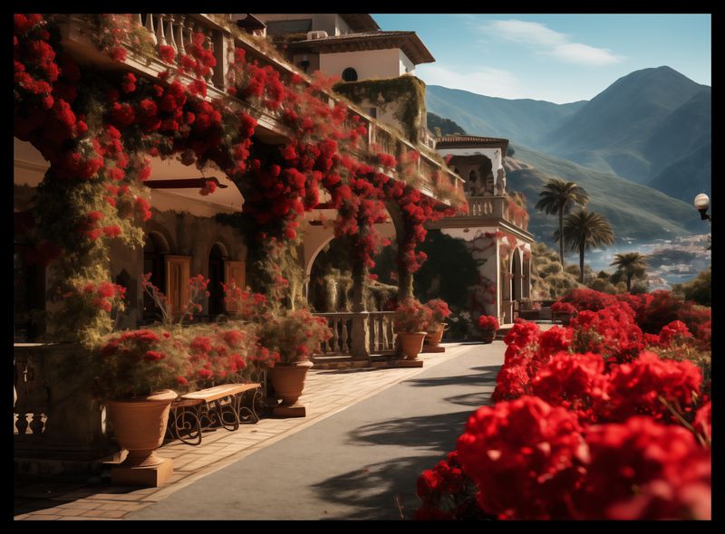 Plakat 55x40cm Czerwona Idylla zdjęcie 2