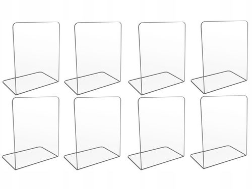 8 x PODPÓRKI KSIĄŻEK STOJAK PODPÓRKA do KSIĄŻEK Plexi 3mm na Arena.pl