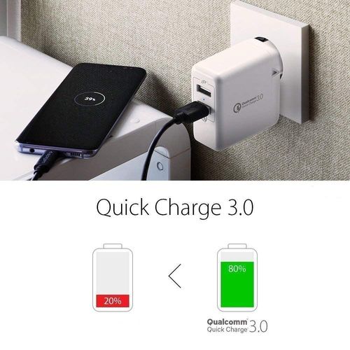 SPIGEN F207 QC3.0 NETWORK CHARGER WHITE na Arena.pl