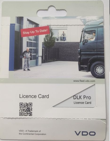 Karta licencja aktualizacja oprogramowanie dla czytników VDO DLK zdjęcie 2