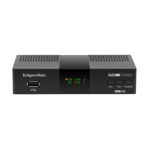 Tuner Dekoder DVB-T2 H.265 HEVC Kruger&Matz KM0550D Full HD USB PVR HDMI na Arena.pl