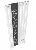 Grzejnik dekoracyjny FLOWER 160x60 BIAŁY POŁYSK
