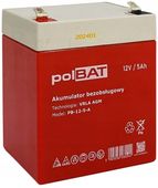 AKUMULATOR VRLA AGM 12V 5Ah POLSKA MARKA BEZOBSŁUGOWY (wymiar 4.5Ah) UPS