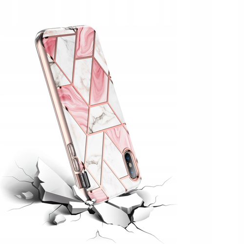 ETUI PRZÓD I TYŁ MARBLE 360° CASE DO IPHONE XS MAX na Arena.pl