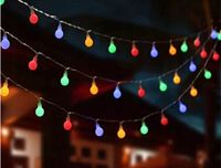 LAMPKI CHOINKOWE KULKI LED NA BATERIE Z PILOTEM W ZESTAWIE - 8 TRYBÓW PRACY