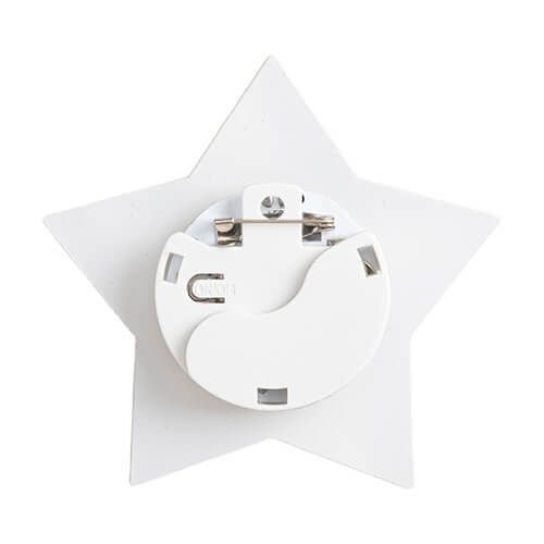 Identyfikator akrylowy z kolorowym podświetleniem LED do sublimacji - gwiazda na Arena.pl