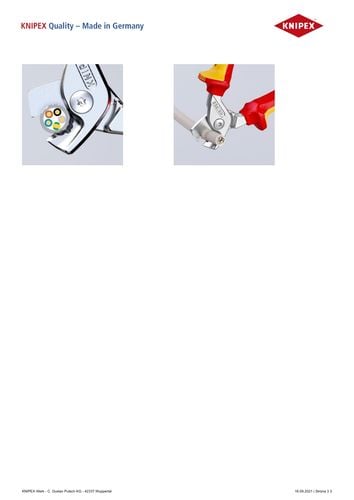 nożyce do kabli izolowane 1000v 160mm - kn 95 16 160 na Arena.pl