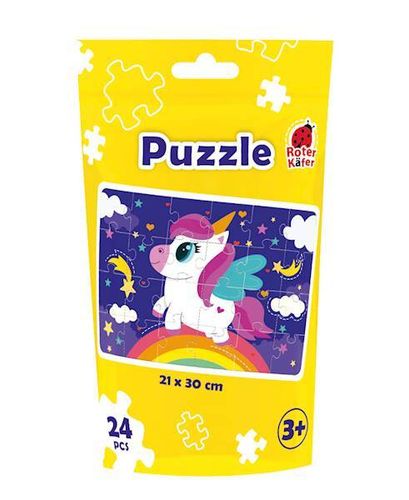 Puzzle Edukacyjne Klasyczne Jednorożec Dla Dzieci Rk1130-07 na Arena.pl