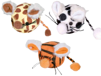 TRIXIE Piłka myszka z kocimiętką pluszowa zabawka dla kota 1 szt.