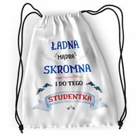 Plecak Dla Studentki Sportowy Szkolny Worek Torba Z Nadrukiem Ze Zdjęciem