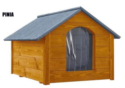 Buda dla psa drewniana ocieplana XXL pinia na Arena.pl