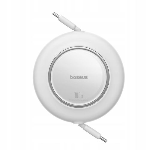 Kabel Przewód Baseus Free2Pull USB-C do USB-C 100W 2m Biały na Arena.pl