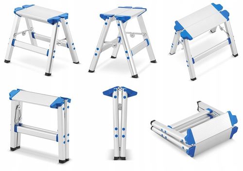 Drabina domowa stołek schodek podest stopień składany HIGHER ML-401A na Arena.pl
