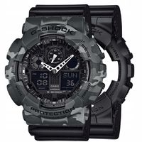 ZESTAW G-SHOCK GA-100-1A1ER SZARY CZARNY
