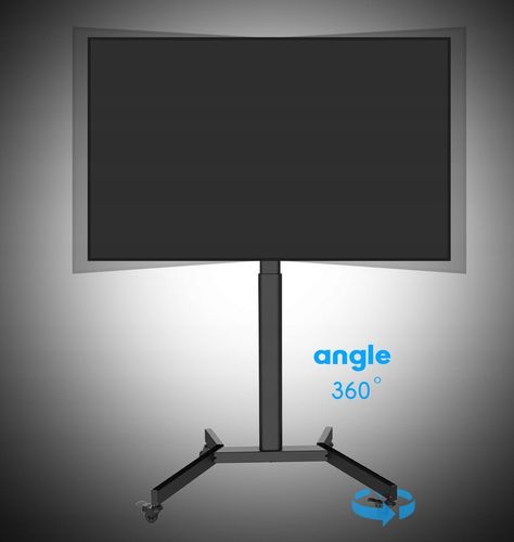 Podłogowy Mobilny Stojak TV pod Telewizor Uniwersalny Regulowany na Arena.pl