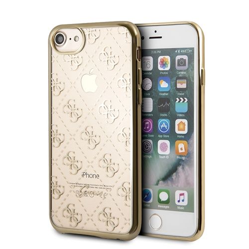 GUESS 4G - iPhone 7 / 8 - TRANSPARENT GOLD na Arena.pl