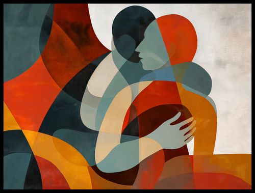 Plakat 80x60cm Objęcia na Arena.pl