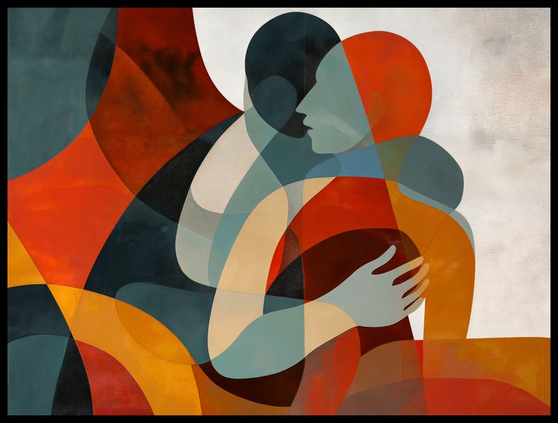 Plakat 80x60cm Objęcia zdjęcie 2