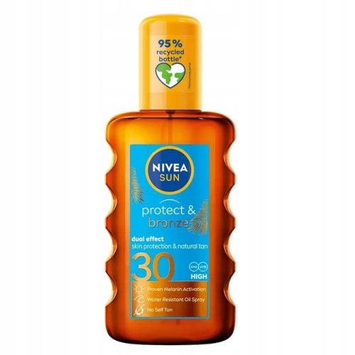 NIVEA Sun Protect & Bronze olejek do opalania w sprayu SPF30 200ml na Arena.pl