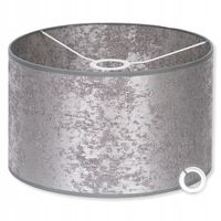 Lampa wisząca stojąca Abażur SREBRNY 30 cm e27/e14