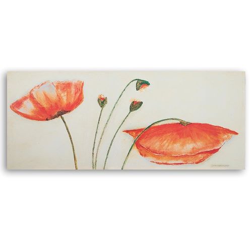 Deco Panel, Kwiaty maku 100x50 na Arena.pl