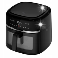 Frytkownica beztłuszczowa Air Fryer DUŻA 8L mocna 2500W 9 programów Adler