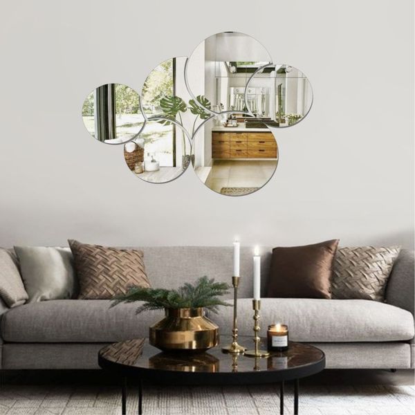 Dekoracyjne Lustro Akrylowe Koła zdjęcie 2