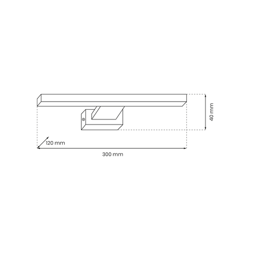 Kinkiet SHINE CHROME 30cm 7W LED na Arena.pl