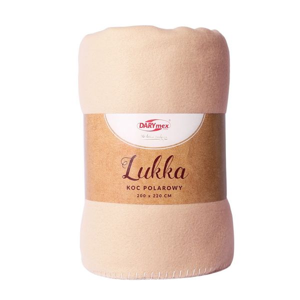 Koc polarowy LUKKA/beż/150x200 zdjęcie 3