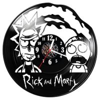 Zegar ścienny z płyty winylowej Rick i Morty 1814.14
