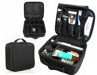 ORGANIZER MĘSKI KOSMETYCZKA PODRÓŻNA KUFEREK Z PRZEGRODAMI CZARNY