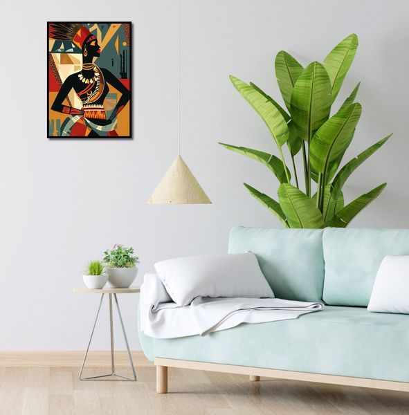 Plakat 40x55cm Afrykańska Mozaika zdjęcie 4